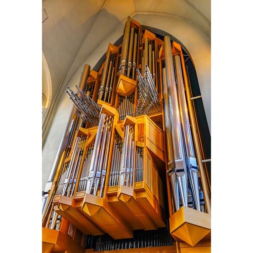 Hallgrimskirkja Large Lutheran Church Wooden Organ-Reykjavik-Iceland